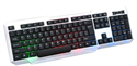Image de Firstsing 3 Colors Mixed LED Backlight Standard USB Wired PC Gaming Keyboard