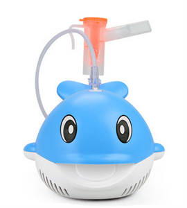 Image de Firstsing Portable Inhaler mini Dolphins Cartoon Sprayer Air Compression Nebulizer
