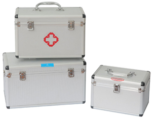Изображение Firstsing Aluminum Medical Box with Several Layer for Drug Storage Household First Aid Boxes