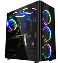 Image de Firstsing Middle Tower ATX Desktop Computer Chassis Tempered glass Side Plate Water-Cooled Cold Game Case