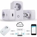 Изображение Firstsing Remote Control Timer Switch WiFi Plug Smart Outlet USB Power Socket for IOS Android
