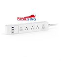 Изображение Firstsing Power Strip Switched Socket with overload protection with Quick Charger 3.0 Travel Adapter