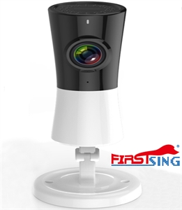 Picture of Firstsing Panoramic 180 degrees 720P HD IP Security Camera Night Vision Two Way Audio Wifi Monitor CCTV Camera