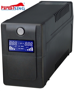 Firstsing 1000VA Standby UPS Battery Backup Uninterruptible Power Supply with LCD display for PC