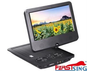 Изображение Firstsing Portable Multi media DVD Player With 9 inch Rotatable Screen Game Function Support CD