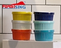 Firstsing Round Bakeware baking cup Color Ceramic Deep Baking Tray Microwave and Oven Safe by Kÿchen の画像