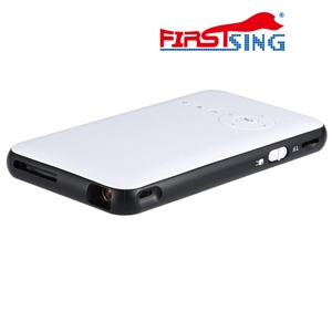 Firstsing Pico Projector Android 4.4 System Portable Pocket DLP Projector Multimedia Player WiFi with HDMI output