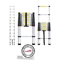 Picture of Firstsing 3.8M Aluminum Alloy Engineering Ladder Portable Foldable Extendable Ladder for 13 Steps