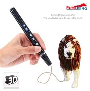 Firstsing 3D Pen Scribble Pen OLED PLA ABS Filament 3D Printer Birthday Gift 3D Printing Pen for School ABS 3D Pencil  With  Fan