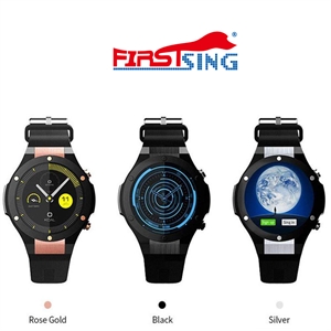 Firstsing Android 5.0 3G MTK6580 Smart watch Phone With GPS Wifi Camera Heart Rate Monitor Pedometer Anti-lost Smart watch for IOS Android の画像