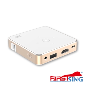 Firstsing Portable Video Projector Pico DLP LED Pocket Home Theater Projector with USB HDMI input の画像
