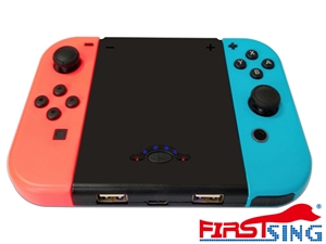 Firstsing 6000mAh Power Bank for Nintendo Switch Joy-Con Grip Handle Charging Dock Station Charger Chargeable Stand Holder の画像