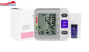 Firstsing Health Care LCD digital wrist Blood Pressure Monitor meter Tonometer Tensiometro Automatic Cuff Sphygmomanometer Blood Pressure Monito