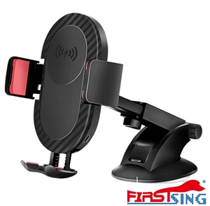 Firstsing 360 Degree Rotation Qi Car Air Vent Wireless Phone Charger Holder