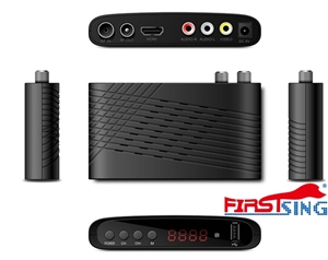 Firstsing HD DVB-T T2 STB H.264 MPEG4 Digital TV Receiver Support 3D interface Set TV Box の画像