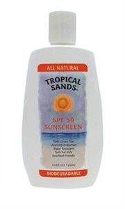 Biodegradable SPF 50 Natural Sunscreen Waterproof Sun Protection Cream with Ginseng の画像