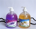 PE   PVC Anti Bacterial 500ml Antibacterial Hand Sanitizer with Lemon Essential Moisture
