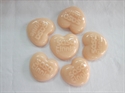 100G heart shape natural handmade herbal beauty soap, rich fruit vitamin