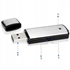 Spy Voice Recorder-8GB USB Digital Audio Voice Recorder- Best Voice Recorder-Portable Recording Device-USB Audio Recorder-No Flashing Light When Recording-Use as Dictaphone-Windows and Mac Compatible の画像