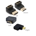 HDMI male to HDMI cable adapter converter extender 90 degrees angle 270 degrees angle for 1080P HDTV hdmi adapter の画像