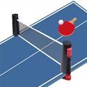 Image de Retractable Ping Pong Net Rack Replacement Table Tennis Net