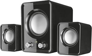 Compact 2.1 PC Speakers with Subwoofer for Computer and Laptop 12 W USB Powered の画像