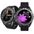Изображение супер тонкие дизайнерские круглые Смарт-часы для мужчин с музыкальным контролем, пульсометром, кровяным давлением, фитнес-часы с цифровой секундной стрелкой