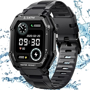 Image de 1.69 inch smart watch 3ATM Waterproof Heart Rate Blood Oxygen Monitor Blood Pressure Tracker
