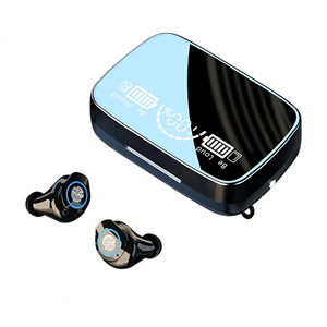Picture of Wireless Earphone Mirror with LED Power Display Touch TWS Waterproof Earphone