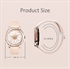 Изображение BlueNEXT Smart Watch for Women, 1.1 inch LCD Touch Screen Fitness Tracker with Heart Rate and Sleep Monitor