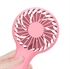 BlueNEXT Portable Handheld Fan, 400mAh Small Personal Fan with Detachable Handle,3-Speed Adjustment with Base,Rechargeable Small Fan for Women, Kids, Office, Travel etc