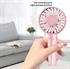 BlueNEXT Mini Handheld Fan, Quiet Portable USB Fan With 2400mAh Rechargeable Battery,Small Personal Desk Fan and mobile phone holder for Home Office Indoor Outdoor Traveling  の画像