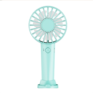 BlueNEXT Mini Handheld Fan, Quiet Portable USB Fan With 2400mAh Rechargeable Battery,Small Personal Desk Fan and mobile phone holder for Home Office Indoor Outdoor Traveling  の画像