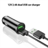 BlueNEXT 12V 2.4A Dual USB Car Charger Mini Metal Adapter Aluminum Alloy USB Car Charger の画像