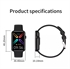 Изображение BlueNEXT HT3 BT Bluetooth Smart watch 24H Blood Pressure Monitor Bracelet Smart Wrist Watch(Blue)