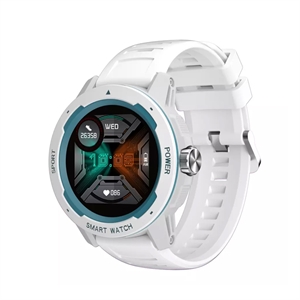 Image de BlueNEXT Sports Smart Watch HT6 for Women Men Heart Rate Monitoring Blood Pressure Call Message Reminder IP68 Waterproof Smartwatch(White）