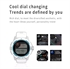 Image de BlueNEXT Sports Smart Watch HT6 for Women Men Heart Rate Monitoring Blood Pressure Call Message Reminder IP68 Waterproof Smartwatch(White）