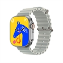 BlueNEXT Smart Watch Watch 8 Ultra,8 NFC Function BT Call Heart Rate Blood Pressure Tracking IP67 Smart Watches(Grey)