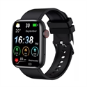 BlueNEXT 1.95 inch Full Screen T12 Pro Smart Watch Heart Rate Monitoring NFC BT Call Phone Sports Smart Bracelet(Black) の画像