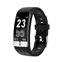 BlueNEXT Sports smart watch E66 with body temperature ECG blood pressure oxygen bracelet for 24h human body temperature smart watch(Black) の画像