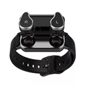 BlueNEXT Smart Watch with Wireless Bluetooth Headset,2 in 1 Sport TWS Earbuds with Smart Bracelet,Earbuds Fitness Heart Rate Monitor Smart Bracelet の画像