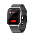BlueNEXT Men Smart Watch,1.83 Inch Screen IP67 Waterproof Watch,Non-Invasive Blood Sugar Smart Watch Real-Time Ambulatory ElectrocarDiogram Blood Pressure Body Temperature Heart Rate(Silver) の画像