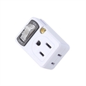 BlueNEXT Household with Switch Socket,Wireless Portable 1 to 2 Conversion Socket White