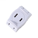 Image de BlueNEXT Household Converter Socket,Travel 1 to 3 Plug,Multi Function Socket Panel White