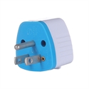 Image de BlueNEXT Travel power plug,3 pin socket conversion plug White