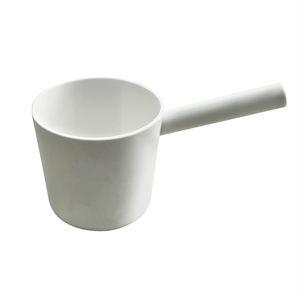 Изображение BlueNEXT Homely Plastic Water Ladle 1.4L,Long Handle Japanese Thicken Water Ladle for Bath, Kitchen,Garden etc(white）
