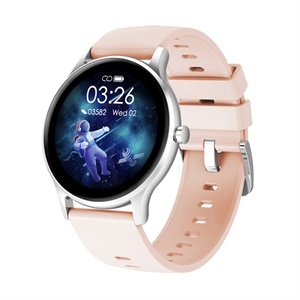 Picture of BlueNEXT Full Touch Smart Watch,1.28inch IP68 Waterproof Wristband,Magnetic Charging for Android 4.4 / IOS 9.0 or Above(Pink)
