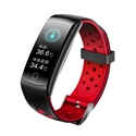 BlueNEXT Touch Screen Smart Watch,0.96 inch IP67 Waterproof Watch,Blood Pressure Custom Dial Heart rate Message Push Sport Watch(Red)