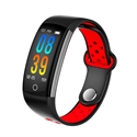 BlueNEXT Smart Bracelet,Heart Rate Blood Pressure Blood Oxygen Smart Watch,IP67 Waterproof Smart Wearable Sports Bracelet(Red)
