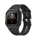 BlueNEXT Full Touch Smart Watch,IP68 Waterproof Heart Rate Monitor Tracker Smartwatch Fitness Sports Watch(Black)